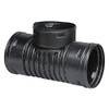 Advanced Drainage Systems 11"L Corrugated Drain Tee, 4" Pipe Dia.