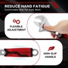 HOUSERAN 3-piece Adjustable Wrench Set, 6, 8, 10 Inch, Wide