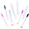 6PCS Eyelash Brushes Disposable Crystal Eyebrow Brush Spoolies for Eyelash