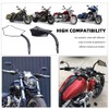Black Irregular Shape Motorcycle Mirrors,Upgrade Rearview Motorcycle Mirrors With M8
