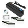 MSR605X Magnetic Strip Card Reader LED Indicator Magstripe Writer 3