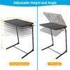 LORYERGO Multifunctional TV Tray Table - [2 Packs] Adjustable TV