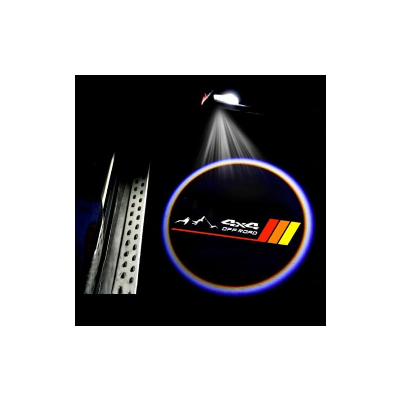2Pcs Car Door Lights Funny Projector Ghost Shadow Lights, Laser