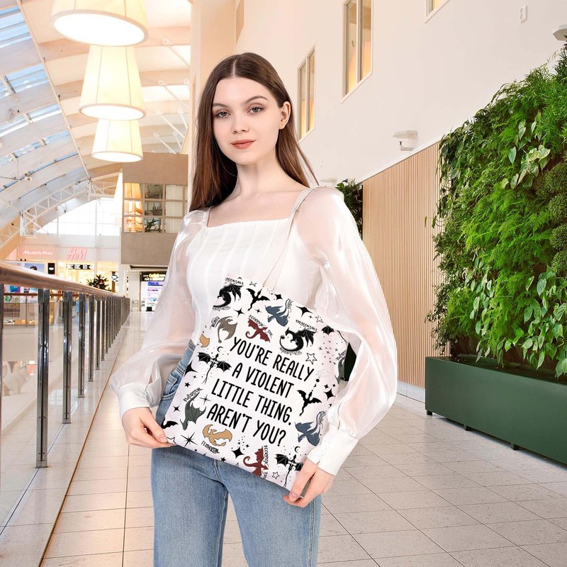 PLITI Fourth Wing Tote Bag You're Really A Violent Little