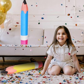 Vaguelly Lápiz Inflable Gigante Globo De Crayón Inflable De 4 Piezas Crayones Grandes Inflables Decoraciones Gigantes Accesorios De Crayones Gigantes Decoración De Graduación De Regreso A