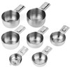 Hudson Essentials Stainless Steel Measuring Cups Set - Stackable Set
