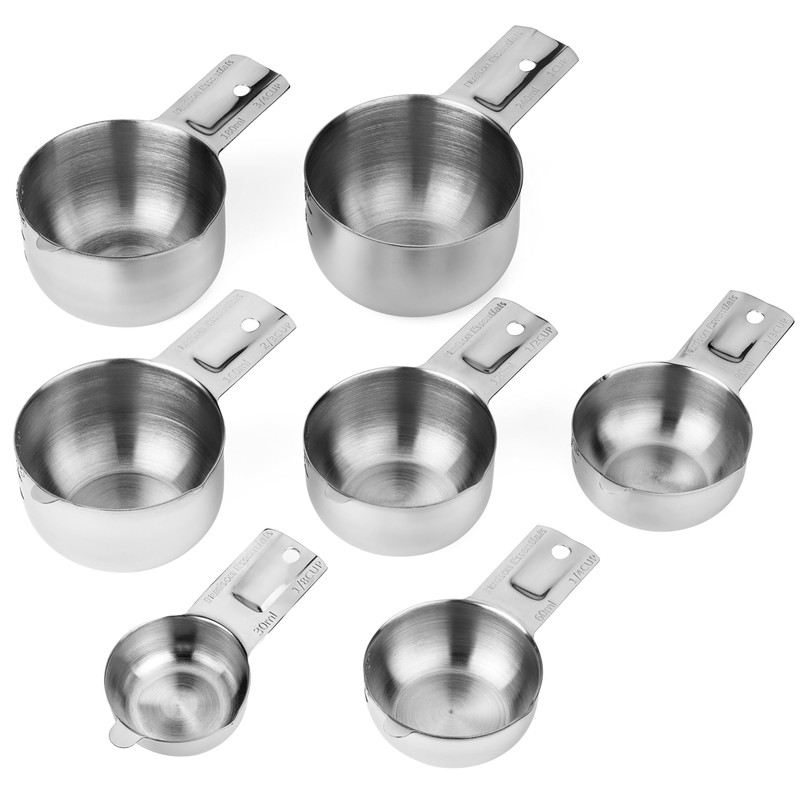 Hudson Essentials Stainless Steel Measuring Cups Set - Stackable Set