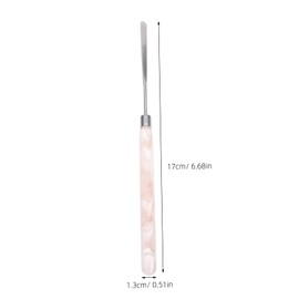 Mikinona Tool Nail Art Palette Makeup Spatula Long Spatula for Mixing Applying Foundation for Artists