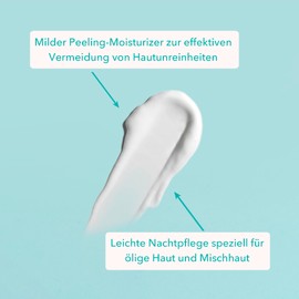 colibri skincare Clarifying Night Moisturizer 80ml - Nachtcreme Gesicht gegen unreine Haut, Moisturizer und Feuchtigkeitscreme Gesicht für unreine Haut Gesicht