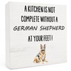 Funny Kitchen Signs - German Shepherd Gifts For Women,German Shepherd