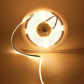 3mm COB LED Strip,12V 400LEDs/m RA>90 High CRI LEDTape Light,Multicolor, Cuttable Flexible,16.4FT 2000LEDs IP30 COB LED Light for Indoor House Kitchen Room Decor (Warm White 3000K, 12V-3MM)