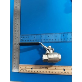 SFV Flow Controls 1/4" Ball Valve Full Port 1000 WOG CF8M Stainless Steel FNPT SVF BEV 6666RTSE