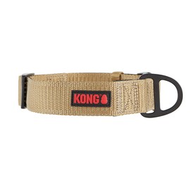 KONG Max HD Ultra Durable Neoprene Padded Dog Collar (Small, Tan)