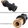 PAIKIUU Karcher Adapter to 1/4" Quick Coupler Pressure Washer Gun