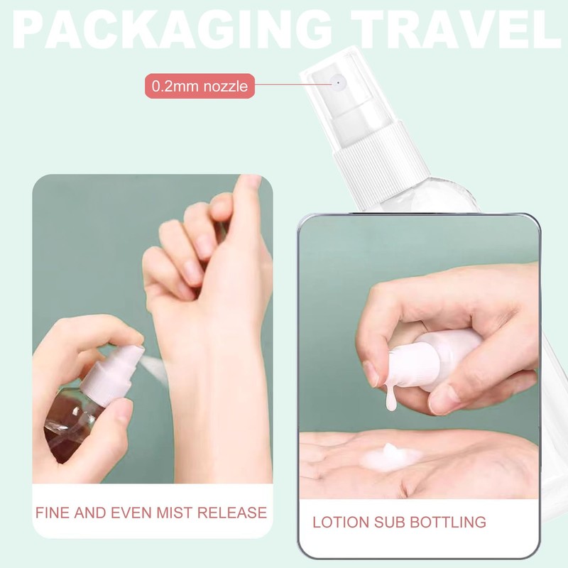 HAALII Small Spray Bottle, Spray Bottles, Clear Empty Fine Mist