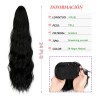 Extensiones Natural Coletas Cola Caballo Ondulado 24 PLG