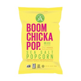 Angies Boom Chicka Pop Sea Salt Popcorn, 4.8 oz