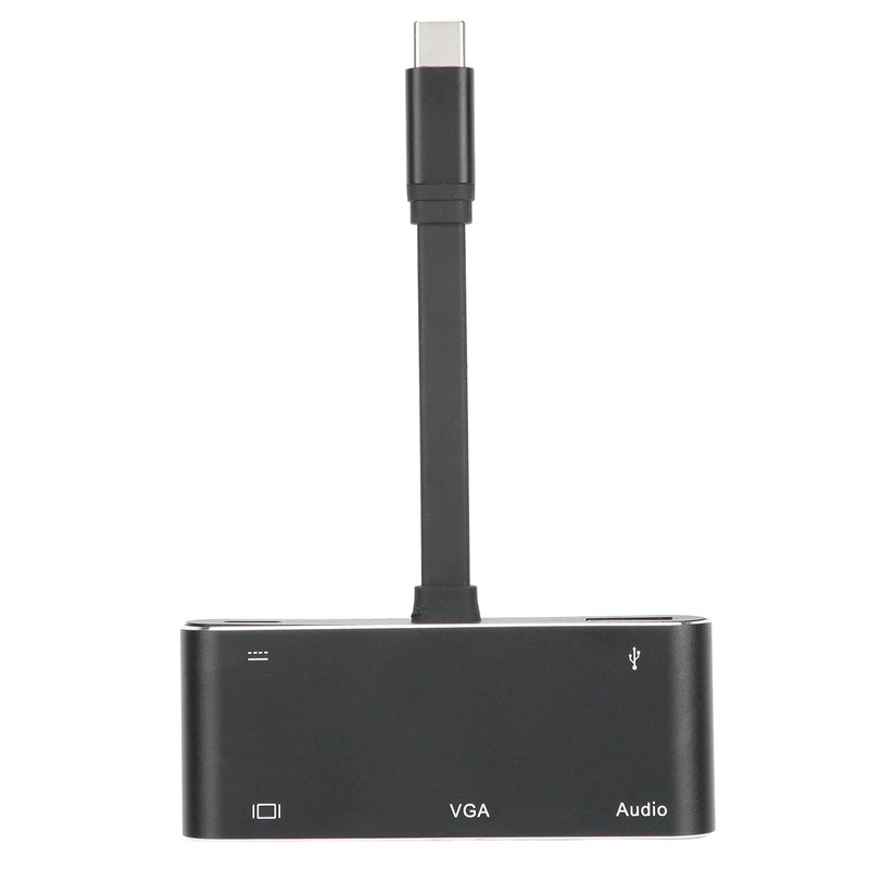 Type C to HDMI VGA Converter Audio Cable Aluminium Alloy
