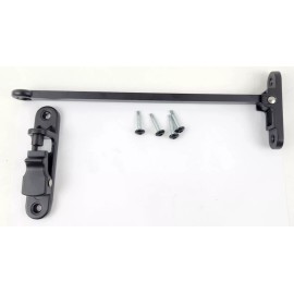 Unbranded 10" Black Aluminum Door Hold Back for Cargo Trailers