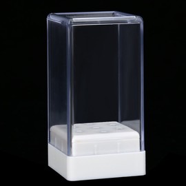 Manicure Tool Organizer, 7 Holes Nail Art Tool Organizer Box Container Nail Drill Heads Bits Holder for Nail Grinding Heads Display for Household and Nail Salon