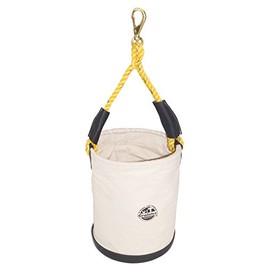 Graintex CB2127 Utility Canvas Bucket Plastic Bottom W/Swivel Snap Hook 16" X 12" Rope Handle