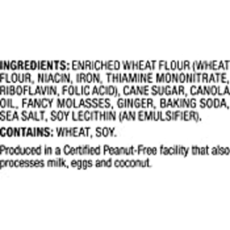 Mi-Del Ginger Snaps - Crunchy Ginger Cookies Made with Real