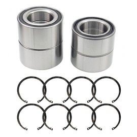 Front & Rear Wheel Bearings with circlip Compatible with Polaris 2010-2014 Ranger RZR 800/RZR S 800,2013-2016 Ranger 900 XP/Ranger 900 Crew Replaces 3514699 3514635 3585502 3514627 3514924 3514822