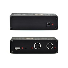 DOREMiDi High Speed USB MIDI Host Box 1-in 1-out 16 Channel MIDI Box Applicable to MIDI Keyboard Electric Blow Tube Electric Drum USB to MIDI Converter MIDI Interface