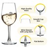 Wine Glasses Set of 12, 12oz Red/White Wine Glass Set,