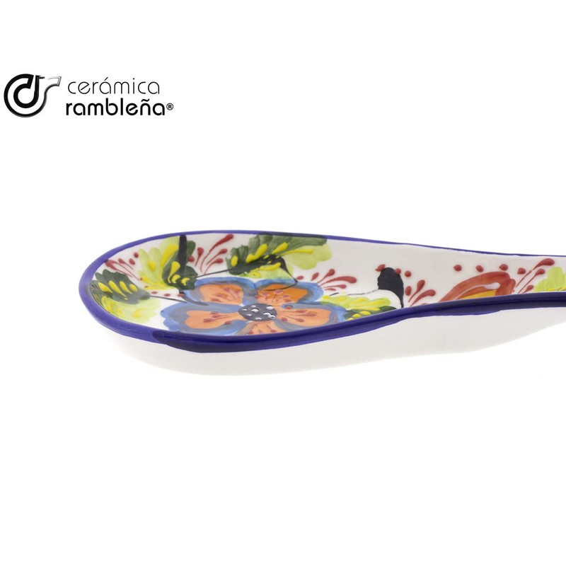 CERÁMICA RAMBLEñA | Spoon Rest | Spoon Holder | Ladle
