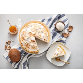 A Blend Above Toasted Coconut Cream No-Bake Dessert Mix, 3 Pack, No-Bake Cheesecake, Fruit Dip, Dessert Mix, Bagel Topping, Frosting, Cheesecake Filling, Quick and Easy to Make, Makes 16 Ounces, Cream Cheese, Whipped Topping, Gluten-Free, No MSG, No Sodi