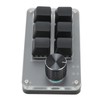 6 Key Mini Keypad with Knob RGB Light Blue Switch