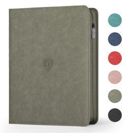 Deoyibu Card Binder with 1024 Cards,16 Pocket Trading Card Binder Includes 32 Page Storage Sleeves,Collection Card Album,Card Holder to Organize and Protect Cards,Grey