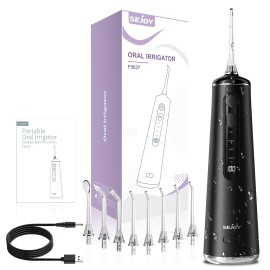 SEJOY Cordless Water Flosser Dental Oral Irrigator Pick Teeth Cleaner New USA