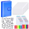 A6 Budget Binder Set - 28pcs Leather Ring Binder Notebook