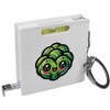Azeeda 'Cute Kawaii Brussels Sprout' Keyring Tape Measure/Spirit Level Tool