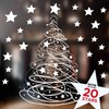 Christmas Window Stickers - Swishy Tree Christmas Window Cling Decoration