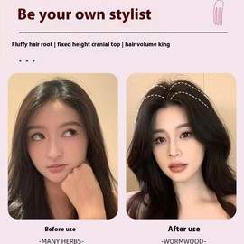 2pcs/Set Fluffy Bangs Hair Shaping Comb for Lazy Person to Height Increase 2pcs Hair Root Fluffy Clip Bang Rollers