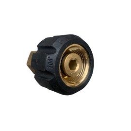 HOTEISON High Pressure Washer High Pressure Hose Connection Different Diameter Fitting Conversion Adapter M22 Female Thread (Shaft Center 0.6 inches (14 mm) x G1/4 Female Thread