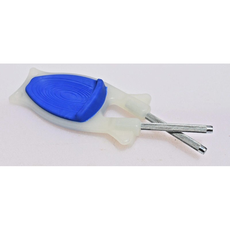 Block sharpener Glow in the dark-Outdoorsm - Plastic, Glow Blue