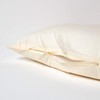 HOMESCAPES Cream Pure Egyptian Cotton V-Shape Pillowcase 200 TC 400