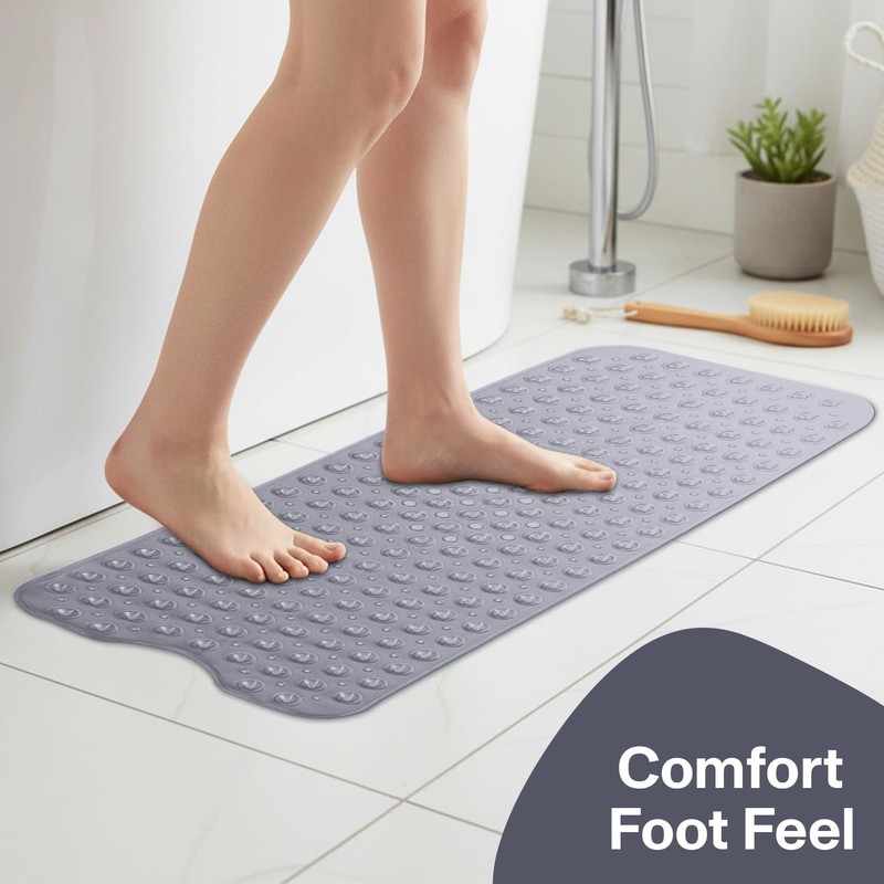 MOONLIGHT20015 Shower Bath Mat Non Slip Anti Mould & Mildew