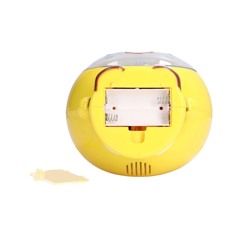 Alarm Clock Cute Cartoon Safe Use Silent Tick Light Weight