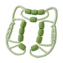 Amagogo Legs Roller for Legs Cellulite Roller for Thighs,12 Wheels,Massage Tool Equipment,Deep Tissue Massage for Thigh Arm Yoga, green