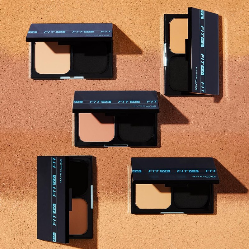 Maybelline Base de maquillaje en polvo con FPS 44, Fit