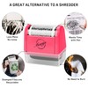 Miseyo Wide Identity Theft Protection Roller Stamp Set - Peach