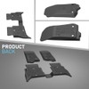Floor Mats TPE Cargo Liners Compatible with Jeep Wrangler Unlimited