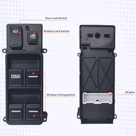 Master Power Window Switch Replacement for 2003-2007 Honda Accord #Replaces 35750-SDA-HO7 (2003-2007 Honda Accord)