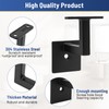 3TO Handrail Bracket- 5 Pack 304 Stainless Steel Handrail Brackets