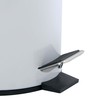 MSV Aza Cosmetic Bin 3 Litres Stainless Steel Bamboo with